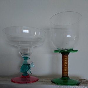 fish and palm tree cup combo